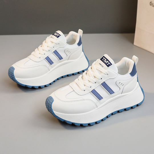 Damen Plattform Sneakers mit innovativen Trämpfen und rutschfester Laufsohle EB