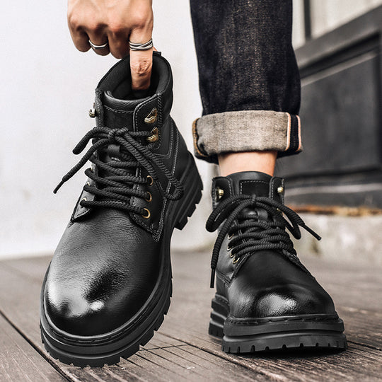 Damen Robuste Schnürboots mit rutschfester Profilsohle und isolierendem Innenfutter EB
