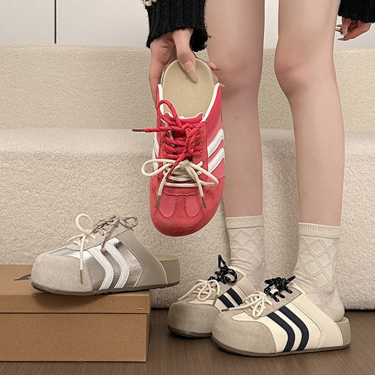Damen modische Sneakers mit innovativem Schnürsystem und atmungsaktivem Obermaterial EB