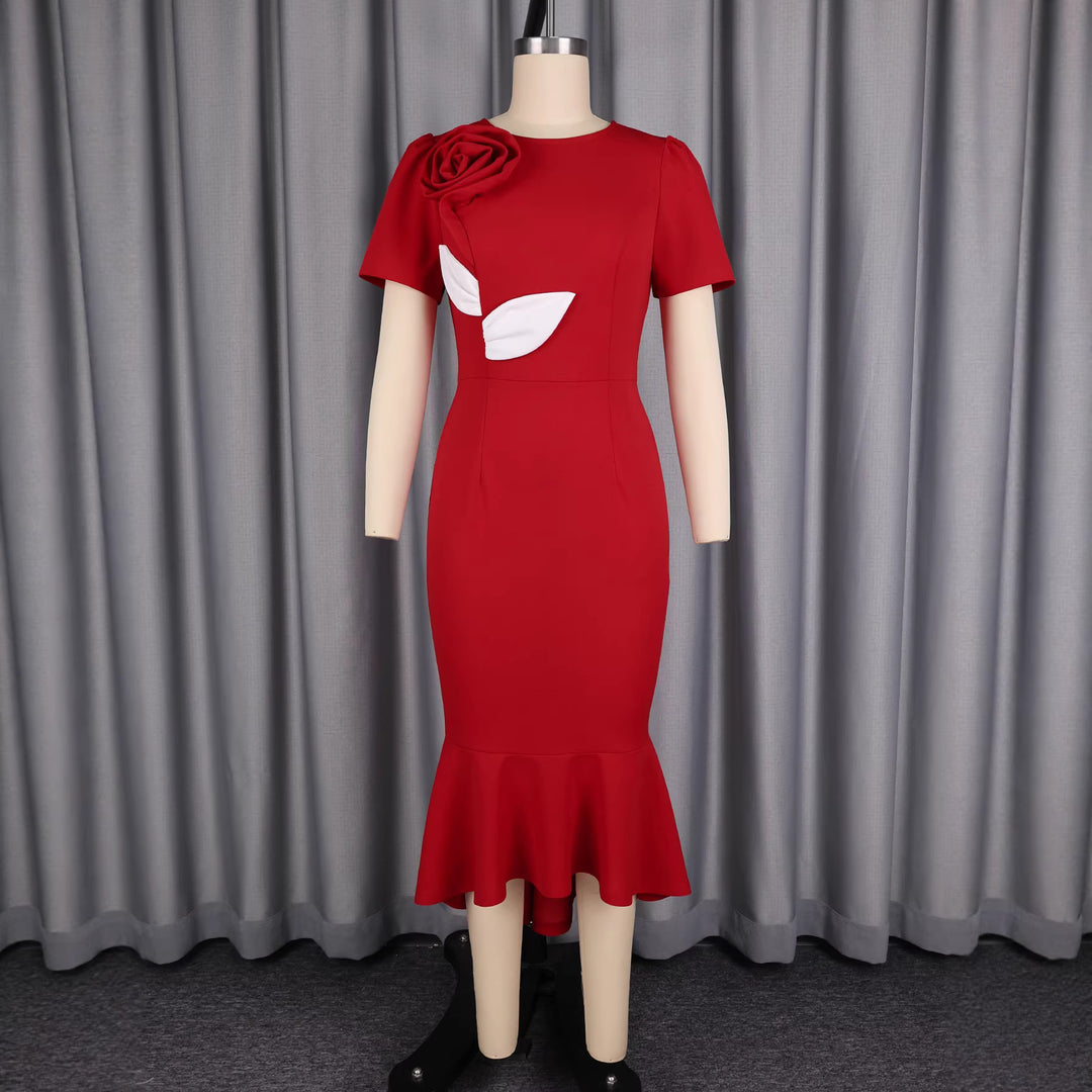 Damen Figurschmeichelndes Abendkleid EB