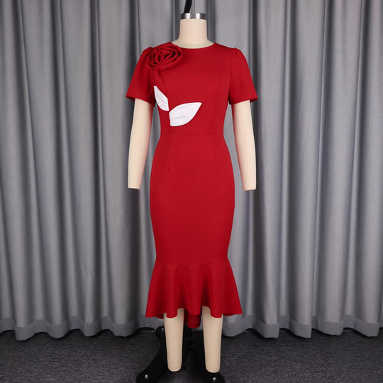 Damen Figurschmeichelndes Abendkleid EB