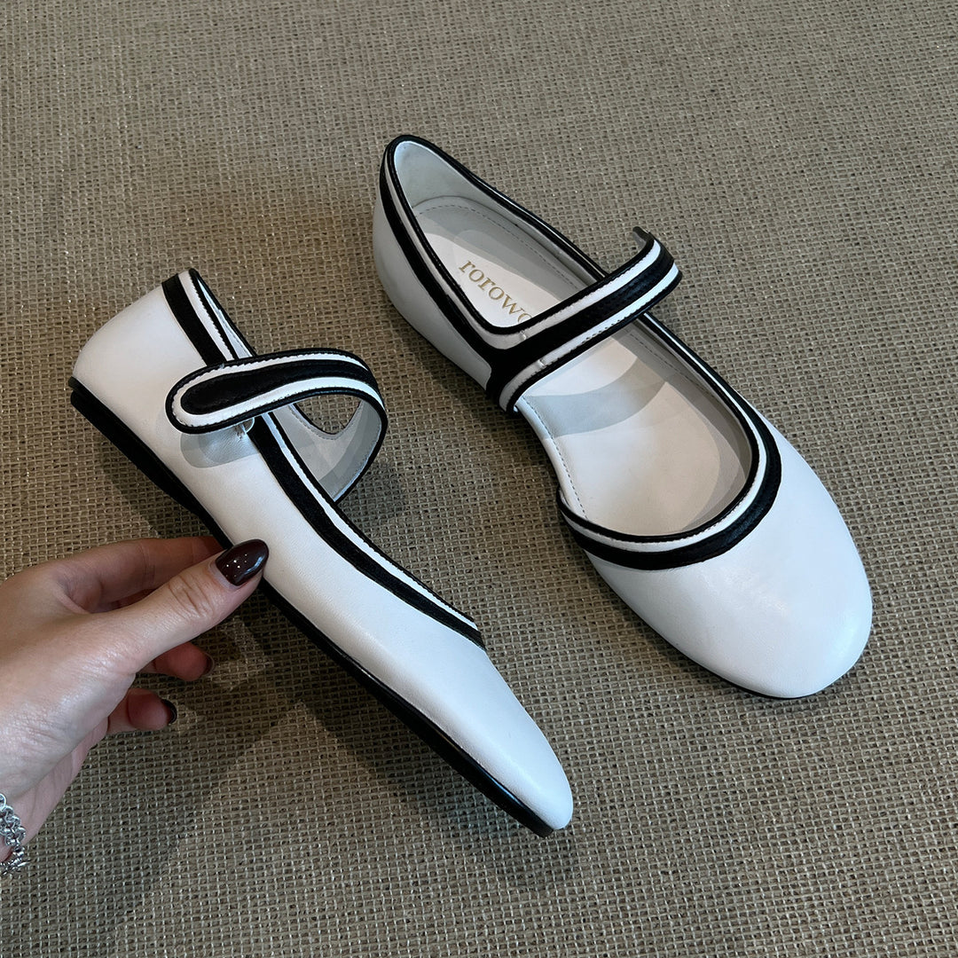 Damen Ballerinas mit modischen Riemchen EB