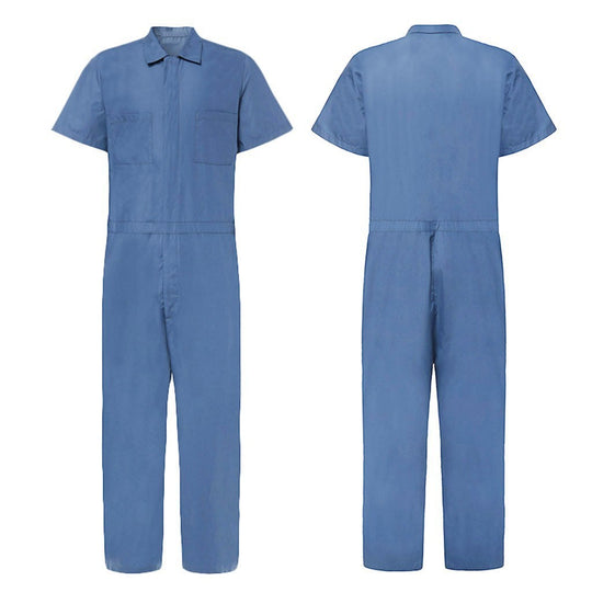 Damen Overall mit kurzem Arm und praktischen Taschen EB