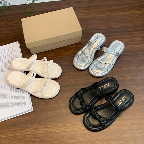 Damen modische Riemchensandalen im eleganten Design EB