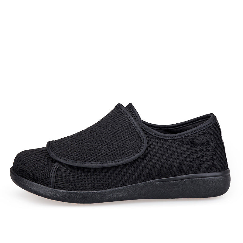 Herren nan orthopädischer Pantoffel mit verstellbarem Klettverschluss, atmungsaktivem Mesh und stoßdämpfender Schaumstoffsohle EB