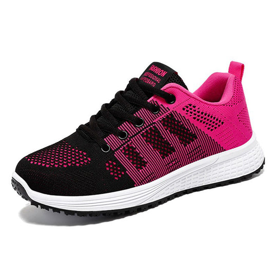 Damen Sportliche Sneaker mit atmungsaktivem Obermaterial und ergonomischer Dämpfung EB