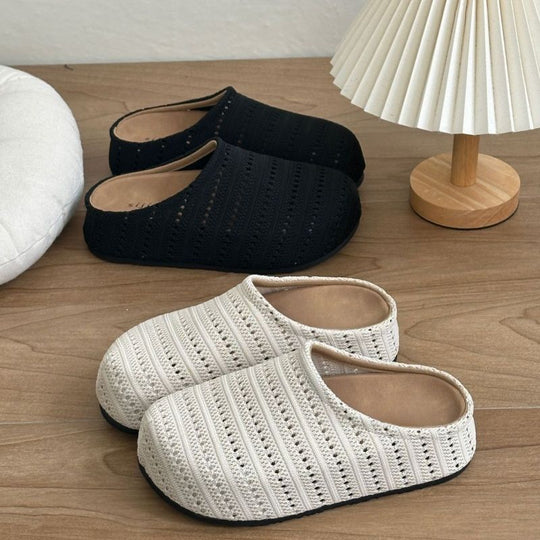 Damen Hausschuhe mit bequemem Riemendesign EB