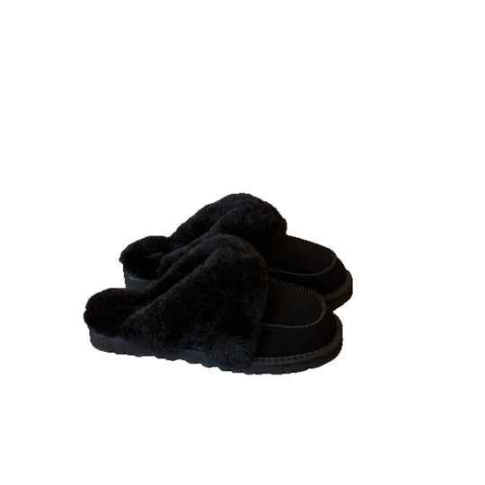 Damen Flauschige Clogs mit weichem Innenfutter EB