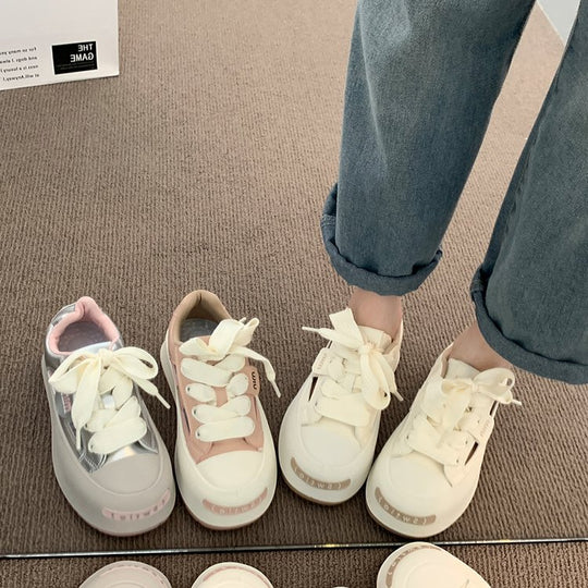 Damen modische Sneakers mit atmungsaktiver Mesh-Oberfläche und dämpfender Sohle EB