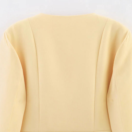 Damen modische Kurzjacke mit strukturiertem Design EB