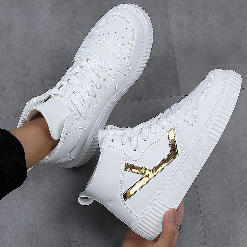 Damen Hochwertige High-Top Sneakers mit trendigem Design und komfortabler Sohle EB