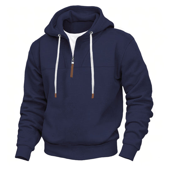Herren Kapuzenpullover mit praktischer Reißverschlussöffnung und modernem Design EB
