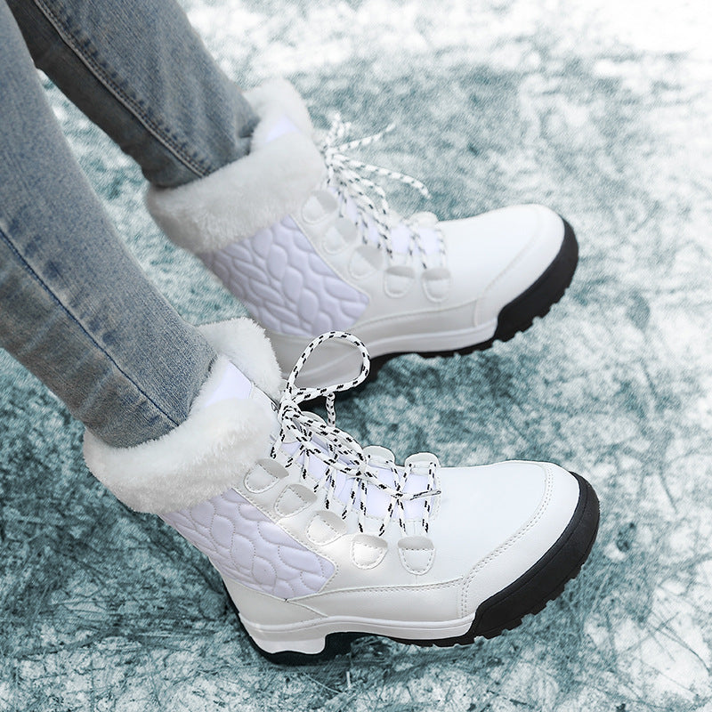 Damen Isolierte Winterstiefel mit rutschfester Sohle und warmem Innenfutter EB