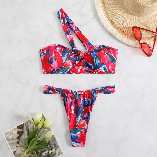 Damen Bikini-Set mit verspieltem Floral-Design EB