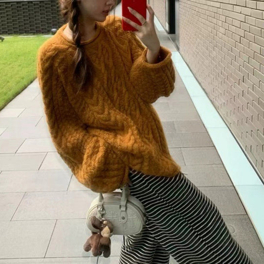 Damen Grobstrickpullover EB