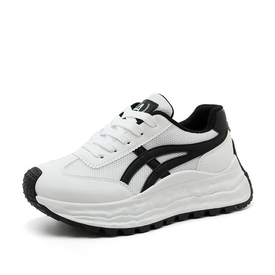 Damen moderne Sneaker mit atmungsaktiver Mesh-Oberfläche und dämpfender Laufsohle EB