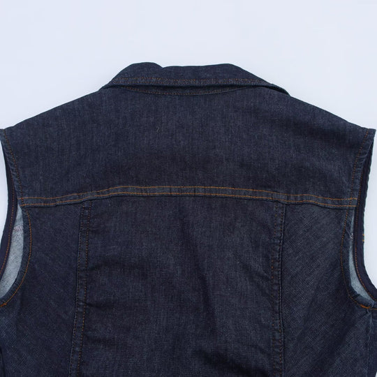 Damen Jeanskleid mit tailliertem Schnitt und praktischen Taschen EB