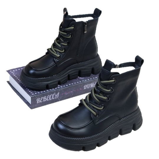 Damen Modische Winterstiefel mit dämpfender Profilsohle und seitlichem Reißverschluss EB