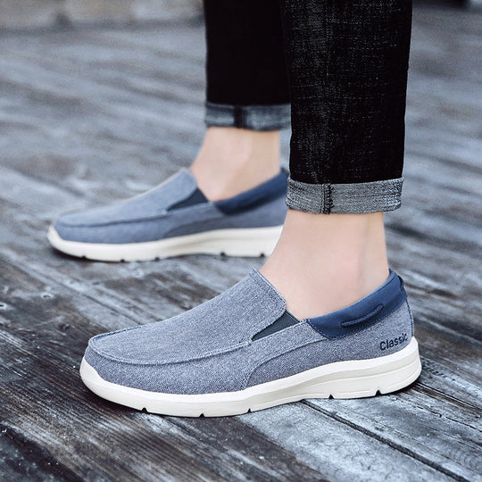 Damen Bequeme Slip-On Schuhe mit atmungsaktivem Obermaterial und dämpfender Sohle EB