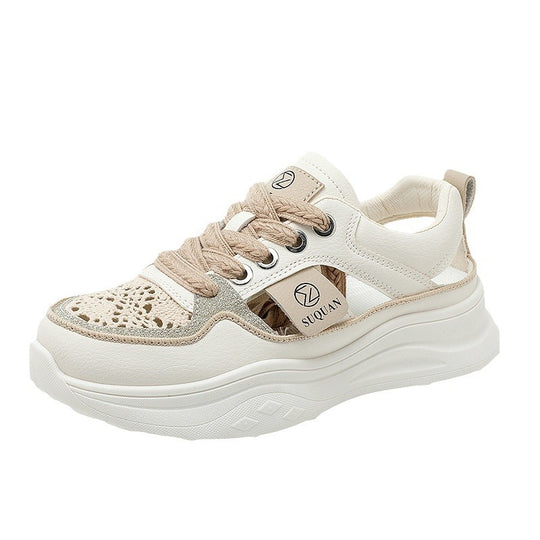 Damen Sportliche Sneakers mit atmungsaktiven Einsätzen und modernem Design EB