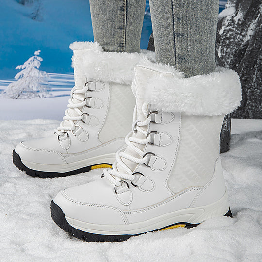 Damen Thermo-Winterstiefel mit rutschfester Sohle und isolierendem Futter EB