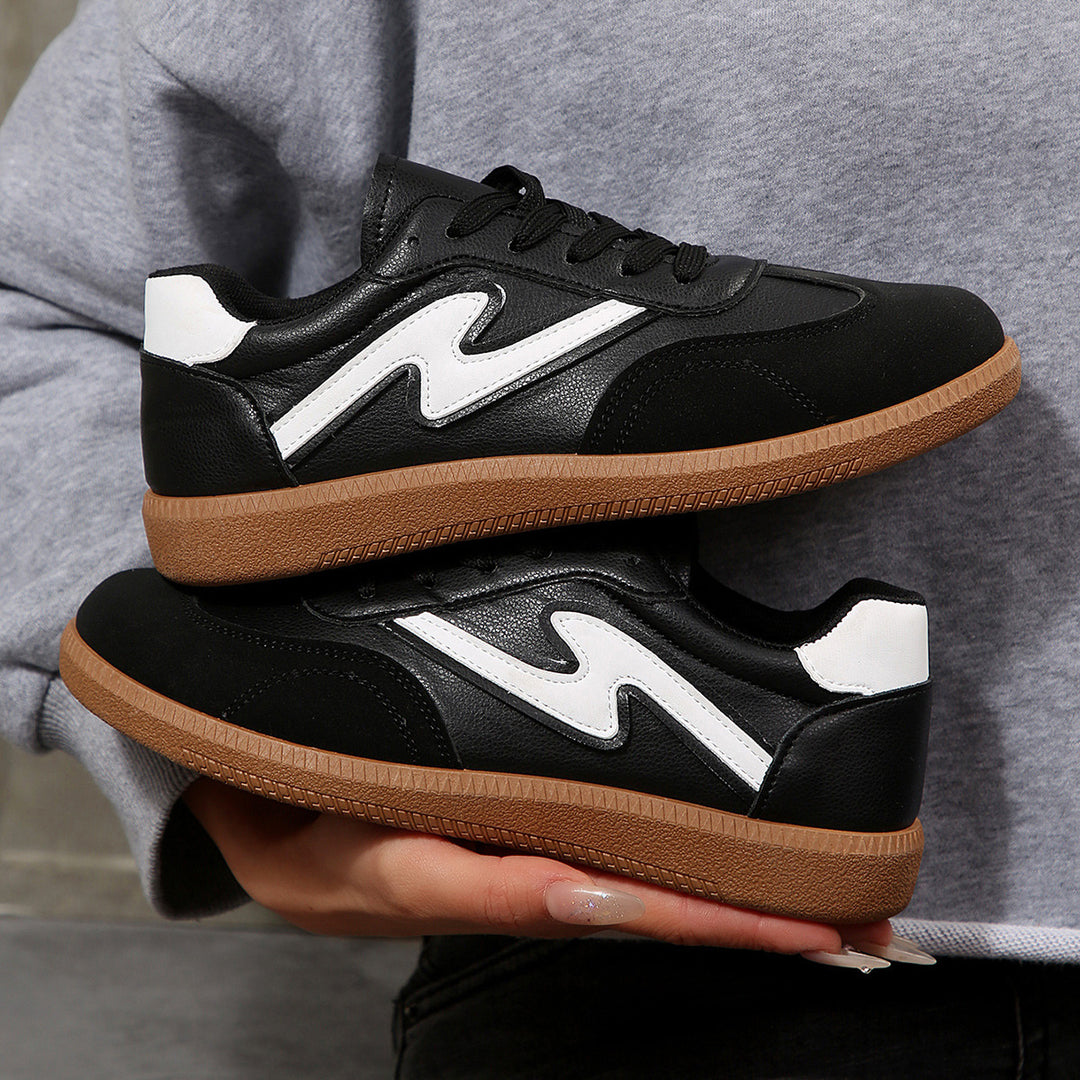 Damen Sneakers mit gepolsterter Innensohle und rutschfester Laufsohle EB
