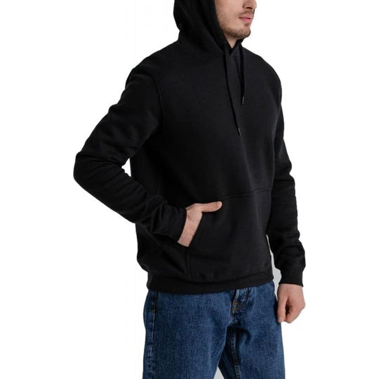 Herren nan lässiger Kapuzenpullover mit Kängurutasche, Tunnelzug und gerippten Bündchen EB