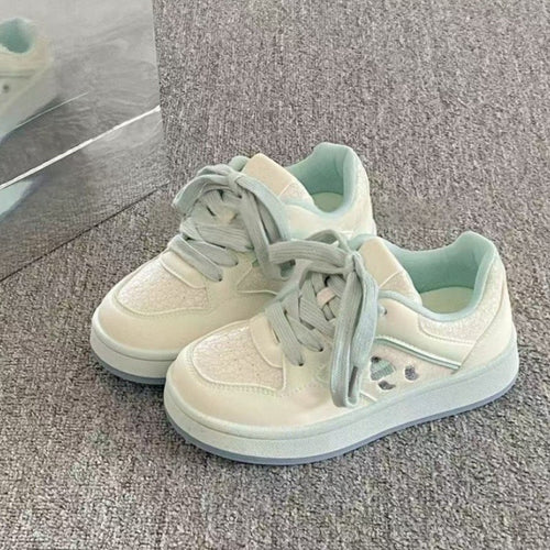 Damen Sportliche Freizeitsneaker mit atmungsaktivem Obermaterial und dämpfender Sohle EB