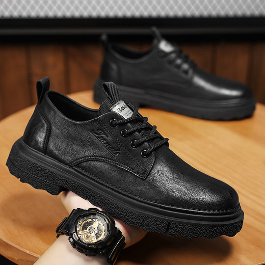 Damen Robuste Schnürschuhe aus hochwertigem Leder mit rutschfester Sohle EB