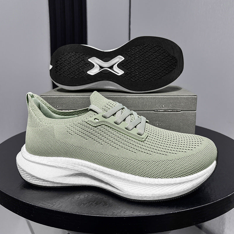 Damen Atmungsaktive Fitness-Sneaker mit elastischem Obermaterial EB