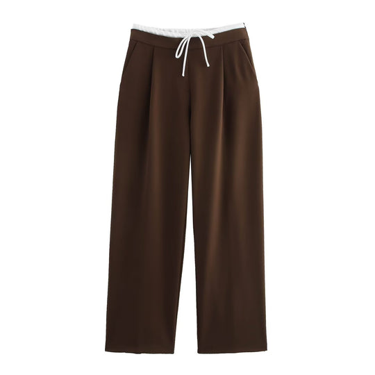 Damen elegante und bequeme Palazzo-Hose EB
