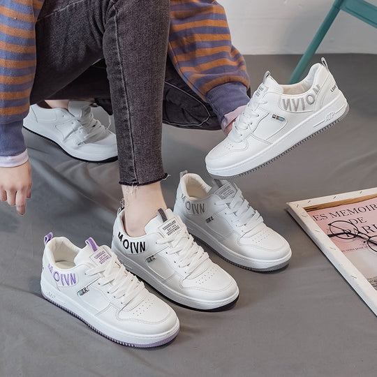 Damen Sportliche Sneaker mit atmungsaktivem Obermaterial und gepolsterter Innensohle EB
