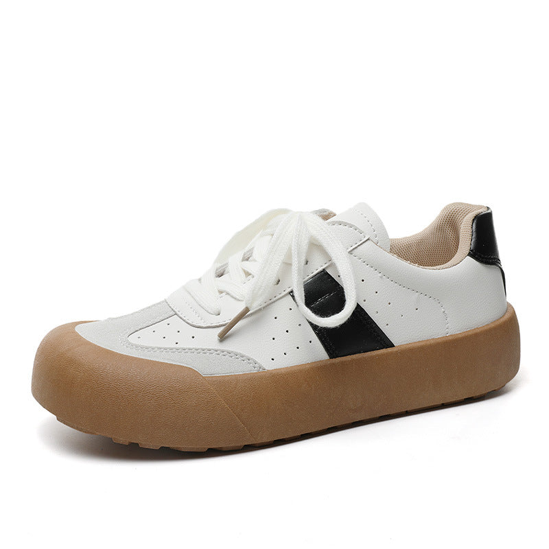 Damen Plattform Sneaker mit atmungsaktiver Oberfläche und rutschfester Sohle EB