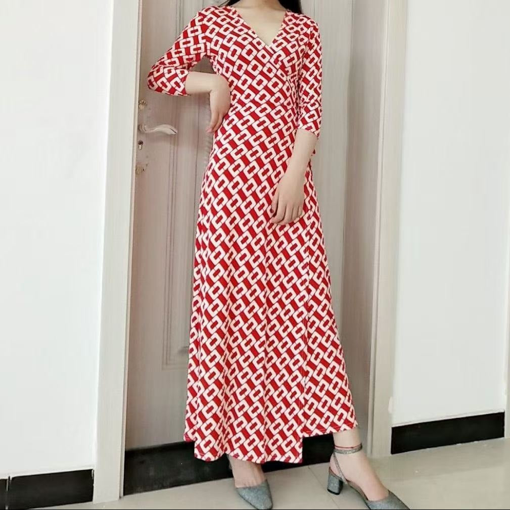 EB | Maxikleid mit V-Ausschnitt