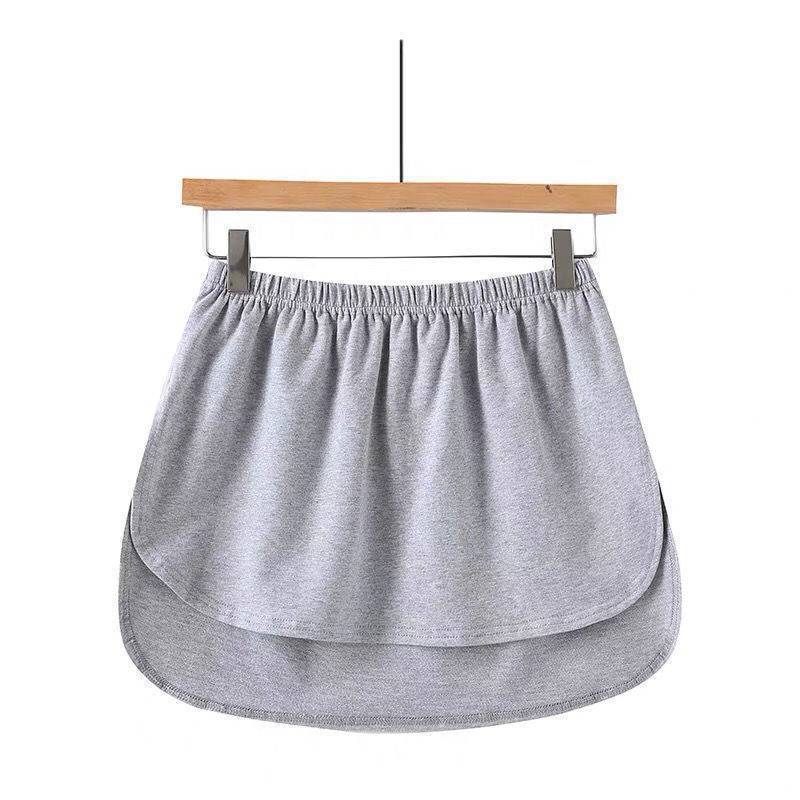 Damen lässiger Jersey-Rock mit elastischem Bund und modischem Streifenmuster EB