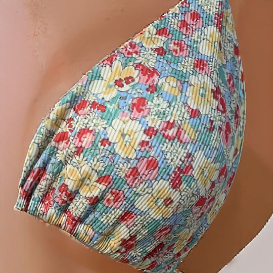 Damen Triangel-Bikini mit verstellbaren Bindebändern EB