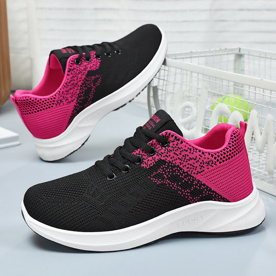 Damen Sportliche Leichtgewicht-Sneaker mit atmungsaktivem Obermaterial EB