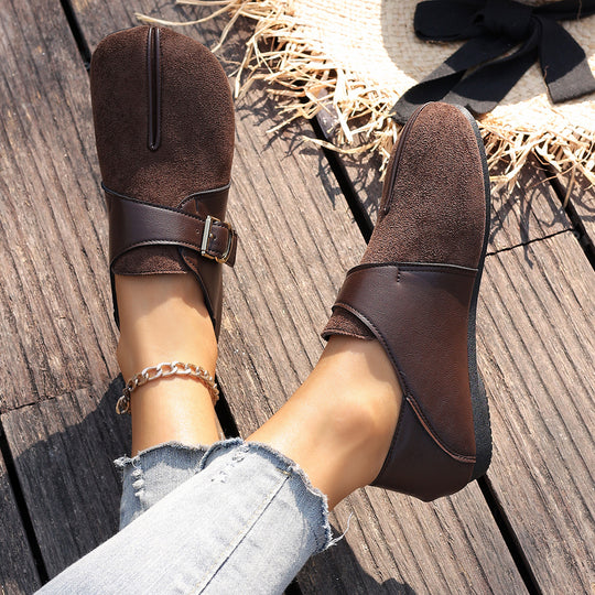 Damen bequeme Clogs mit trendigem Riemendesign und komfortabler Fußbettung EB