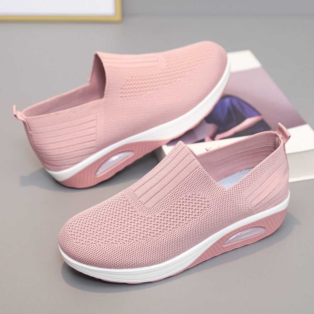 Damen Bequeme und luftige Slip-On Sneaker mit Dämpfungstechnologie EB