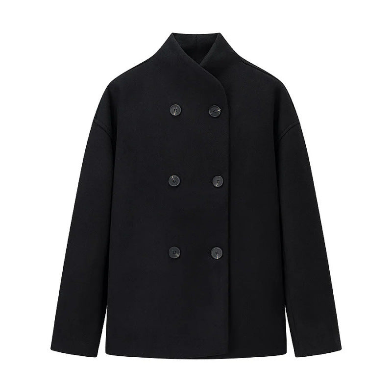 Damen elegante Doppelreiher-Jacke im modischen Schnitt EB
