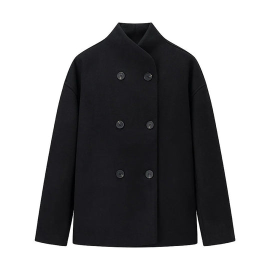 Damen elegante Doppelreiher-Jacke im modischen Schnitt EB