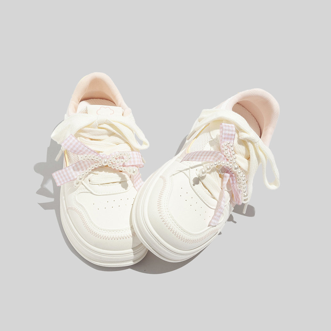 Damen Modische Sneakers mit verspieltem Design und gepolstertem Komfort EB