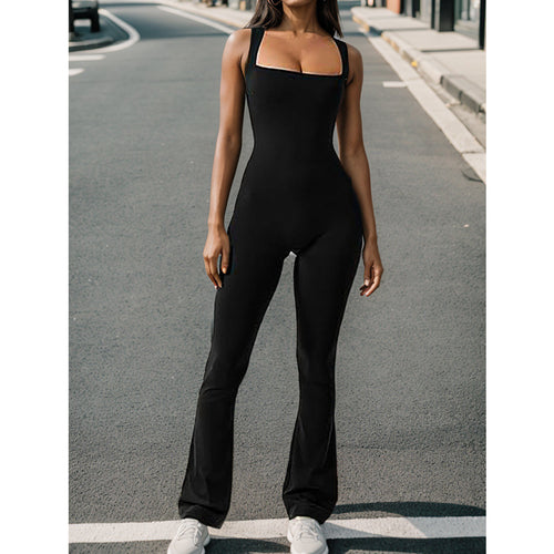 Damen Fitness-Jumpsuit mit figurbetontem Schnitt EB