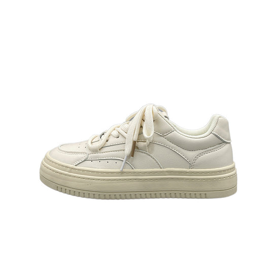 Damen Plattform Sneakers mit zeitlosem Design und dämpfender Sohle EB