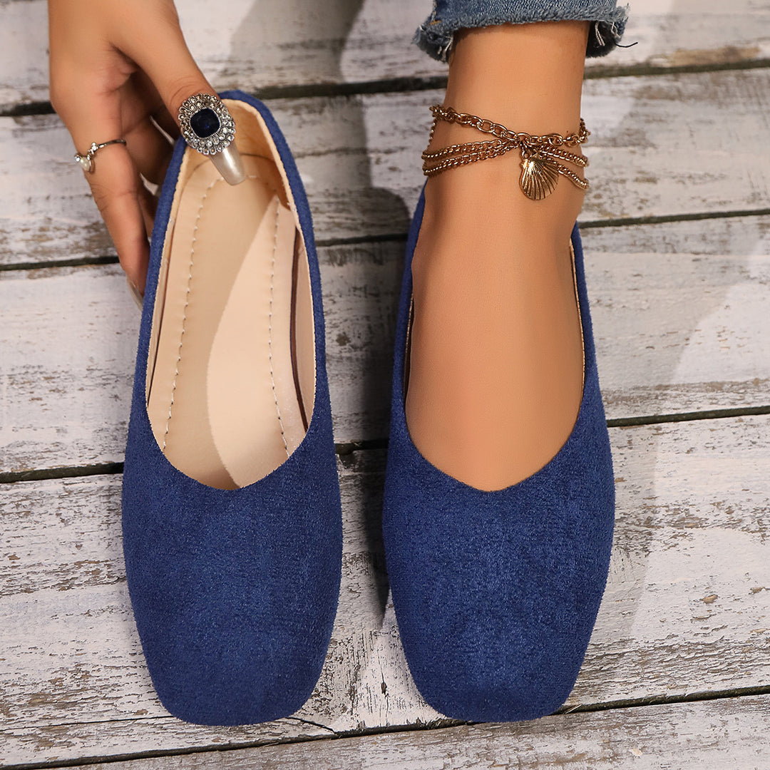 Damen Ballerinas im eleganten und minimalistischen Design mit anatomischer Fußbettung EB