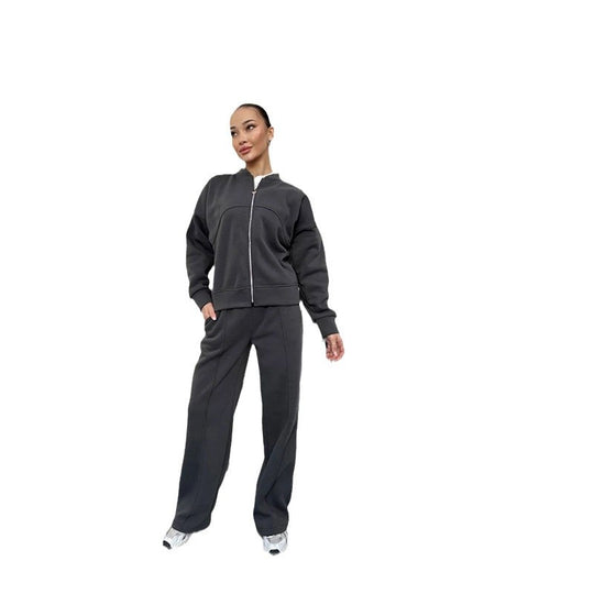 Damen Sportliche Zip-Jacke mit hohem Kragen EB