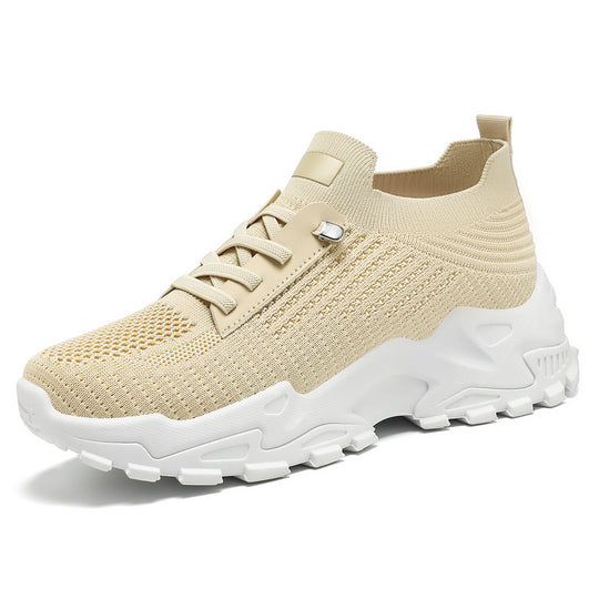 Damen Sportliche und atmungsaktive Sneakers mit elastischem Schnürsystem EB