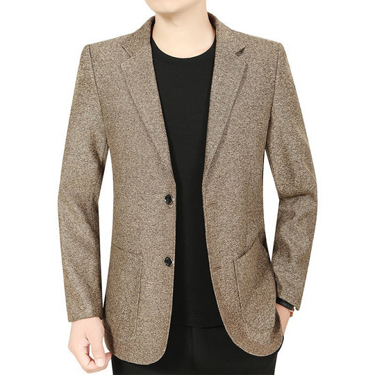 Herren Glencheck-Sakko Slim Fit aus Wollmischung mit dezentem Overcheck EB