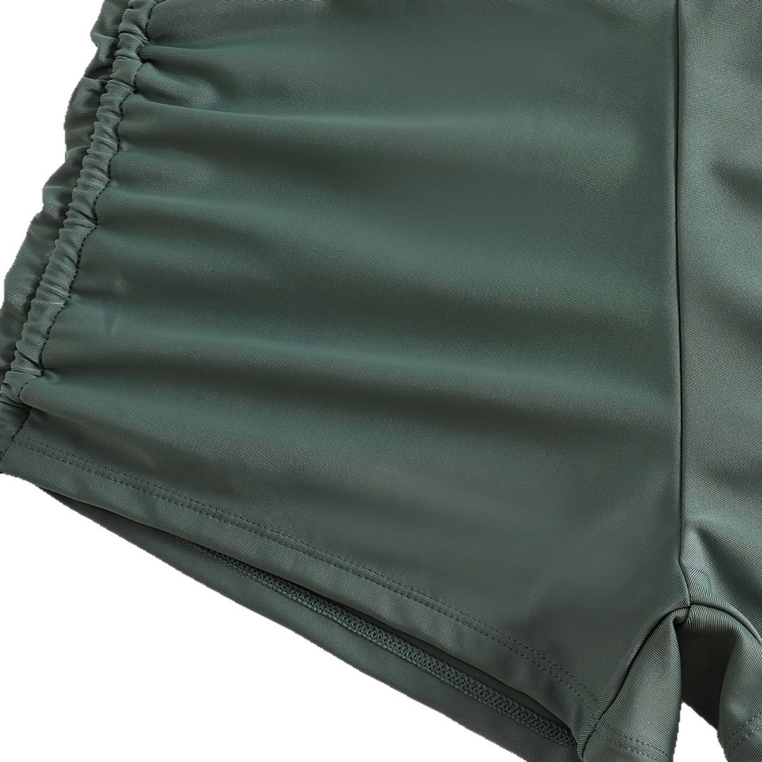 Damen Sportliches Bikini-Set mit innovativem Rüschendesign EB