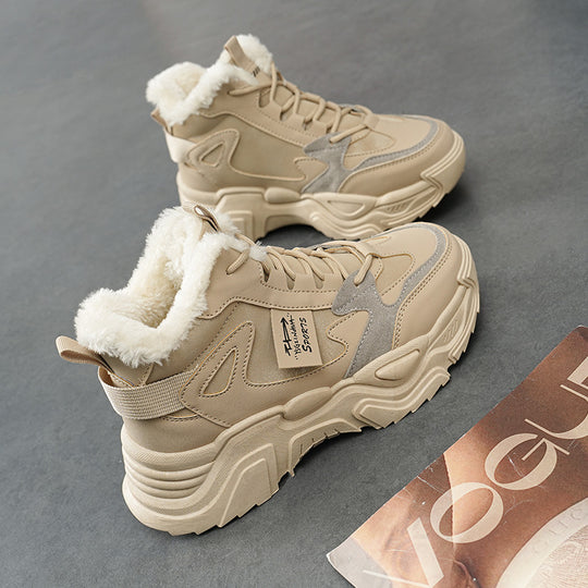 Damen Winter Sneakers mit isolierendem Futter und rutschfester Sohle EB
